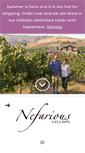 Mobile Screenshot of nefariouscellars.com